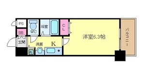 プレサンス京都駅前千都の物件間取画像